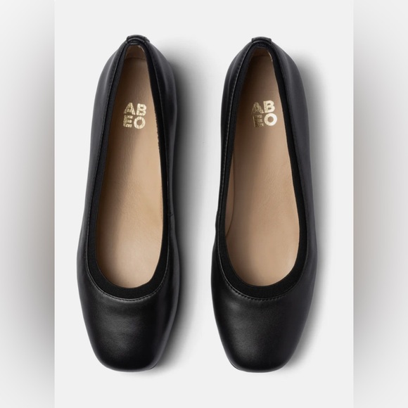 ABEO Cadence Ballet Flats | Black Leather | Size 9.5 Neutral | NWOT $164.95 - Picture 1 of 10
